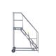 Easy Climb Steps - 600mm Platform - 3 Tread - Grey