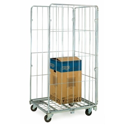 Demountable Roll Container; 3 Sides; Internal Height mm: 1360; 500kg; Silver
