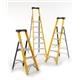 Climb-It® Glass Fibre Platform Stepladder; 6 Tread; 150kg; Yellow/Black