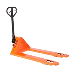 Vulcan® Braked Pallet Truck; Fork Length mm: 1000; Width Over Forks mm: 550; 2500kg; Steel; Orange