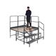 Platform System-4 (2x2)x500Hmm Plat. - 1 Tread Unit & 4 Guards