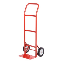 Budget Knuckle Guard Sack Truck; Solid Wheels; Steel; 100kg; Red