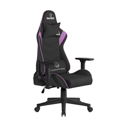 Apollo – Ergonomic Gaming Chair with 4D Multi-Dimensional Armrest & 155° Tilt Purple/Black