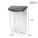 Deflecto A4 Magazine Size Weatherproof Outdoor Literature&#47;Post Box 255 x 333 x 80mm Crystal - 790801