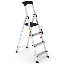 Professional Stepladders with Carry Handle - 4 Tread