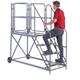 Work Platform - Easy Slope - 1200mm Platform - 5 Tread - Grey