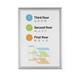 Durable Aluminium Snap Frame A2 Poster Frame Silver - 500823