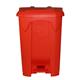 Pedal Bin; 80L; Polypropylene; Red 