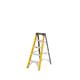 Climb-It® Glass Fibre Swingback Stepladder; 4 Tread; 150kg; Yellow/Black