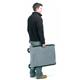 3 Position Handle Platform Trolley; 790 x 500 x 800; Fixed/Swivel Castors; Steel/Plastic; 180kg; Grey/Black