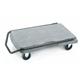 3 Position Handle Platform Trolley; 790 x 500 x 800; Fixed/Swivel Castors; Steel/Plastic; 180kg; Grey/Black