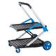 Proplaz® Clever Trolley c/w 3 Folding Boxes; Injected Moulded Plastic/Anodised Aluminium; 70kg; Black/Blue/Silver
