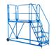 Work Platform - Stand. Incline - 1800mm Platform - 4 Tread - Blue