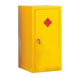 Heavy Duty Hazardous Substance Storage Cupboard; 1 Shelf; Single Door;Yellow