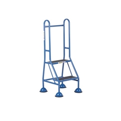 Domed Feet Handy Step - 2 Tread with Full Handrail