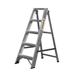 Climb-It® Aluminium Swingback Stepladder; 4 Tread; 150kg; Silver