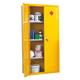 Heavy Duty Hazardous Substance Storage Cupboard; 3 Shelves; Double Door;Yellow