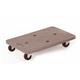 Mini Platform Dolly; 600 x 400 x 110; Swivel Castors; Injected Moulded Plastic; 100kg; Grey