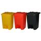 Pedal Bin; 50L; Polypropylene; Red 