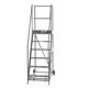 Warehouse Steps - 600mm Platform - 15 Tread - Grey