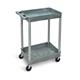 Super Strength® Multi Purpose Trolley; 2 Storage Trays; 610 x 460 x 980; Swivel (x2 Braked)Castors; Polyethylene; 150kg; Grey