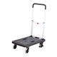 Foldaway Platform Trolley with 2 Folding Box; Plastic/Aluminium; 120kg; Black/Grey