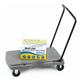 3 Position Handle Platform Trolley; 790 x 500 x 800; Fixed/Swivel Castors; Steel/Plastic; 180kg; Grey/Black