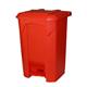 Pedal Bin; 80L; Polypropylene; Red 