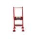 Domed Feet Step - 2 Tread - Anti Slip - Red