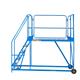 Work Platform - Stand. Incline - 1800mm Platform - 3 Tread - Blue