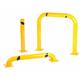 Heavy Duty Steel Safety Bollard; Yellow/Black