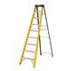 Climb-It® Glass Fibre Swingback Stepladder; 8 Tread; 150kg; Yellow/Black