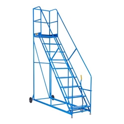 Easy Climb Steps - 600mm Platform - 6 Tread - Blue