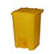 Pedal Bin; 50L; Polypropylene; Yellow