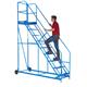 Easy Climb Steps - 600mm Platform - 8 Tread - Blue