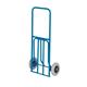 Folding Toe Sack Truck; Solid Wheels; Steel; 100kg; Blue