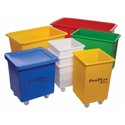 Proplaz® Xtra Food Grade Polyethylene Mobile Tapered Truck; 200L; Green