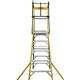 Climb-It® Glass Fibre Podium Step; 5 Tread; 150kg; Yellow/Black