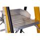 Climb-It® Glass Fibre Podium Step; 5 Tread; 150kg; Yellow/Black