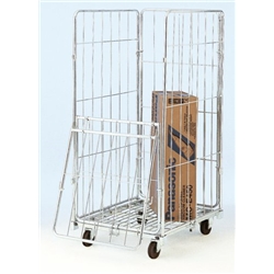 Demountable Roll Container; 4 Sides (1 x 1/2 Drop Side); Internal Height mm: 1530; 500kg; Silver