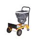 Three Position Truck with Bag Holder; Fixed/Swivel Wheels; Steel; 80kg; Black/Yellow