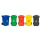 Wheelie Bin; 80L; 30% Recycled Polyethylene; Blue