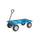 General Purpose Truck; Mesh Base with Puncture Proof Wheels; 400kg; Blue