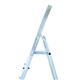 Folding Step; 5 Tread; 150kg; Aluminium; Silver