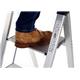 Climb-It® Slim Folding Step; 4 Tread; Aluminium; 150kg; Silver
