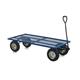 Industrial General Purpose Truck; Mesh Base with Puncture Proof Wheels; 500kg; Blue