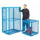 Security Cage; 1630 x 700 x 1000; Single Door; 500kg; Blue