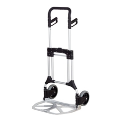 Heavy Duty' Compact TruckSolid Wheels; Aluminum; 200kg; Silver/Black