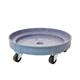 Plastic Drum Dolly; Holds 1 x 210L; 600mm dia; Grey
