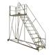 Work Platform - Easy Slope - 1800mm Platform - 7 Tread - Grey